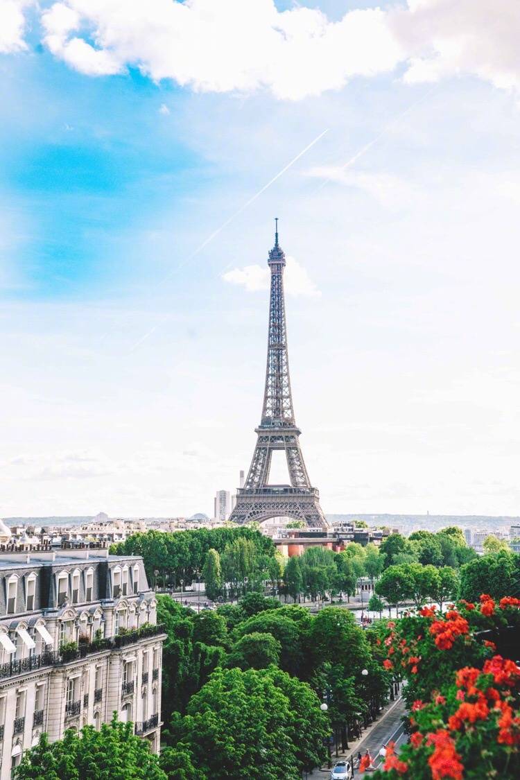 巴黎地标，埃菲尔铁塔。