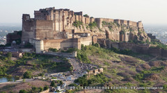 印度游记图片] 第941回：拉贾斯坦太阳城堡，居高临下坚不可摧