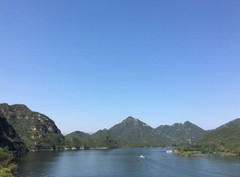 易水湖景区游记图片] 京津冀周末休闲好去处，游保定易水湖宿望湖春山庄赏大坝美景 ！