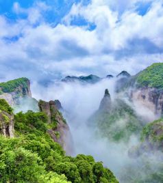 天台游记图文-若你向往诗画里的山水，那便来浙江台州领略那山与水和海相融的风情吧！