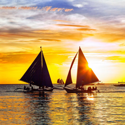 菲律宾+长滩岛+长滩岛落日风帆体验一日游