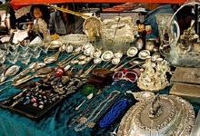 法国广场跳蚤市场购物图片