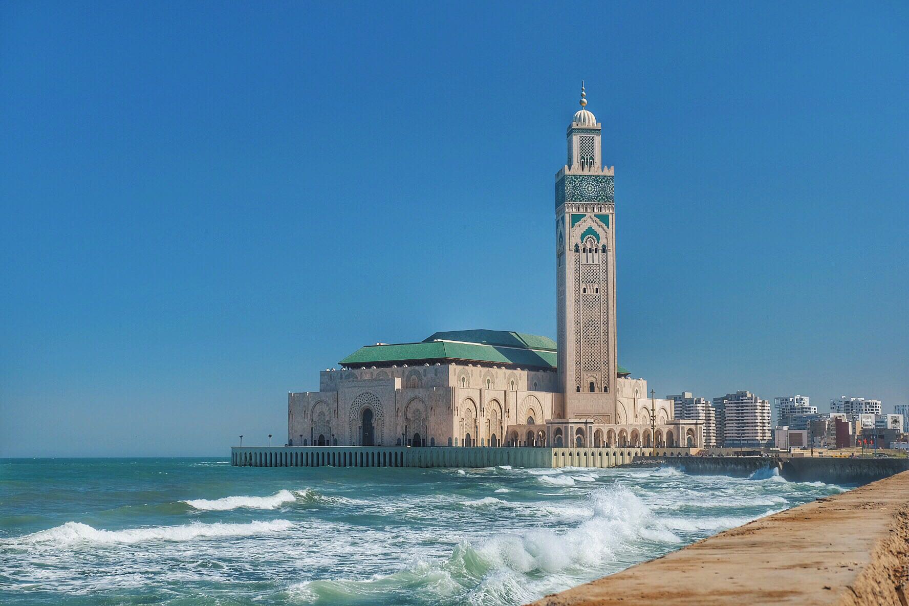 建在海上的清真寺