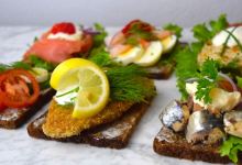 哥本哈根美食图片-开放式三明治