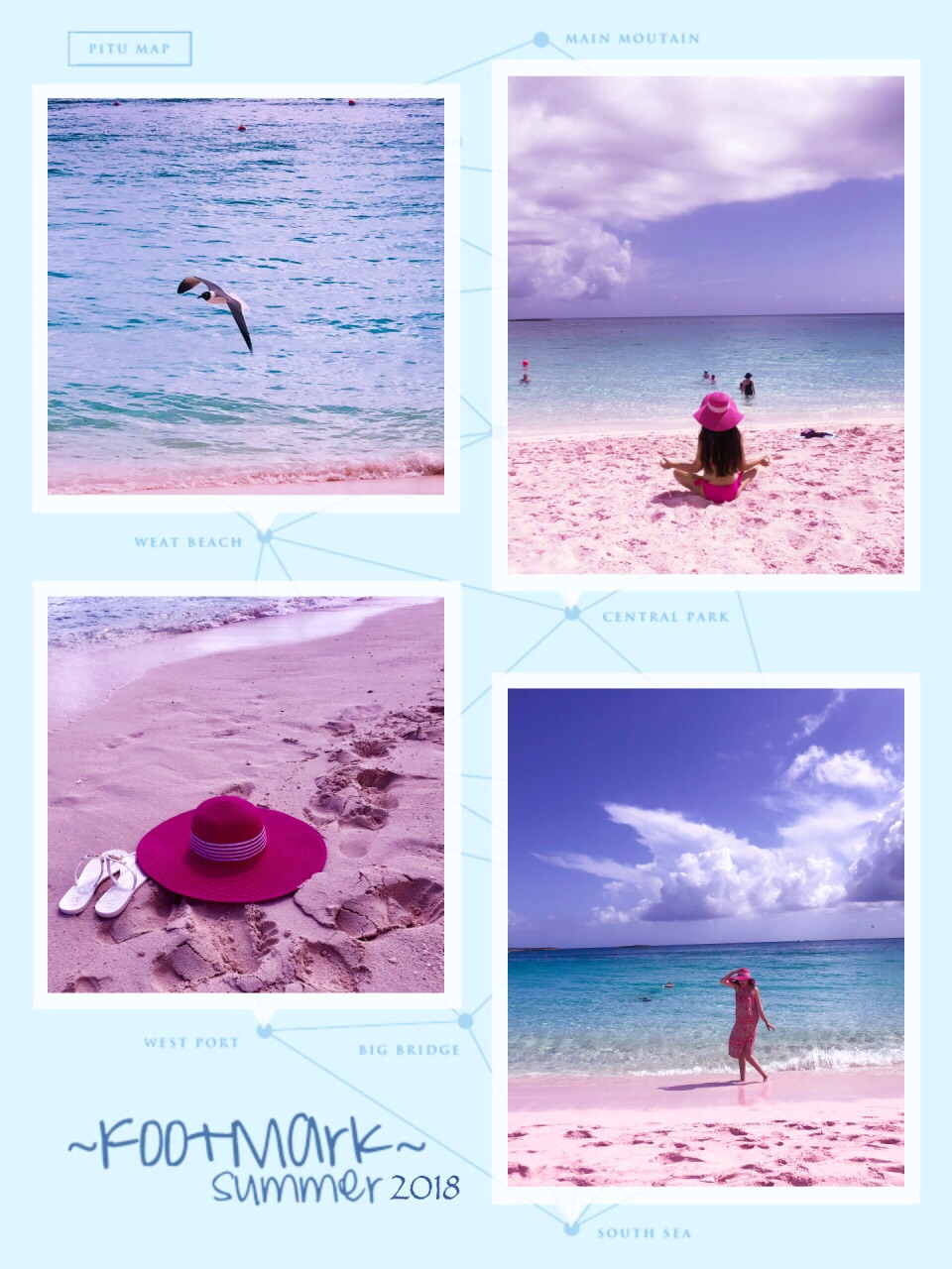 #激情一夏#水菱环球之旅の哈勃岛粉红沙滩