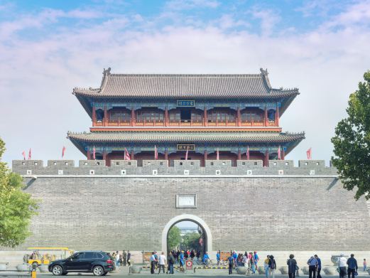 阜财门城楼