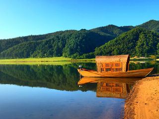 五一叆河生态游,品美食,看苍鹭