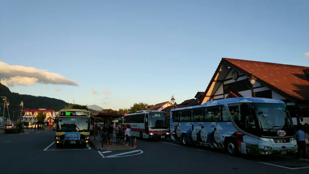 富士山下河口湖畔