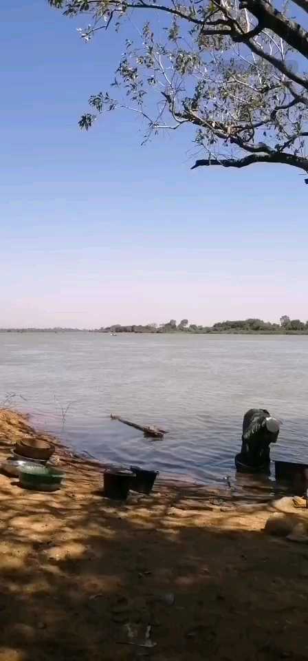 尼日尔河风景 巴马科·巴马科首都区