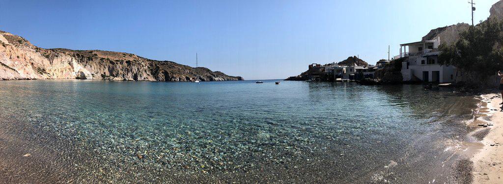 仿若梦境，遗落于希腊的蓝色天堂~Firopotamos Beach  来到Firopotamos B
