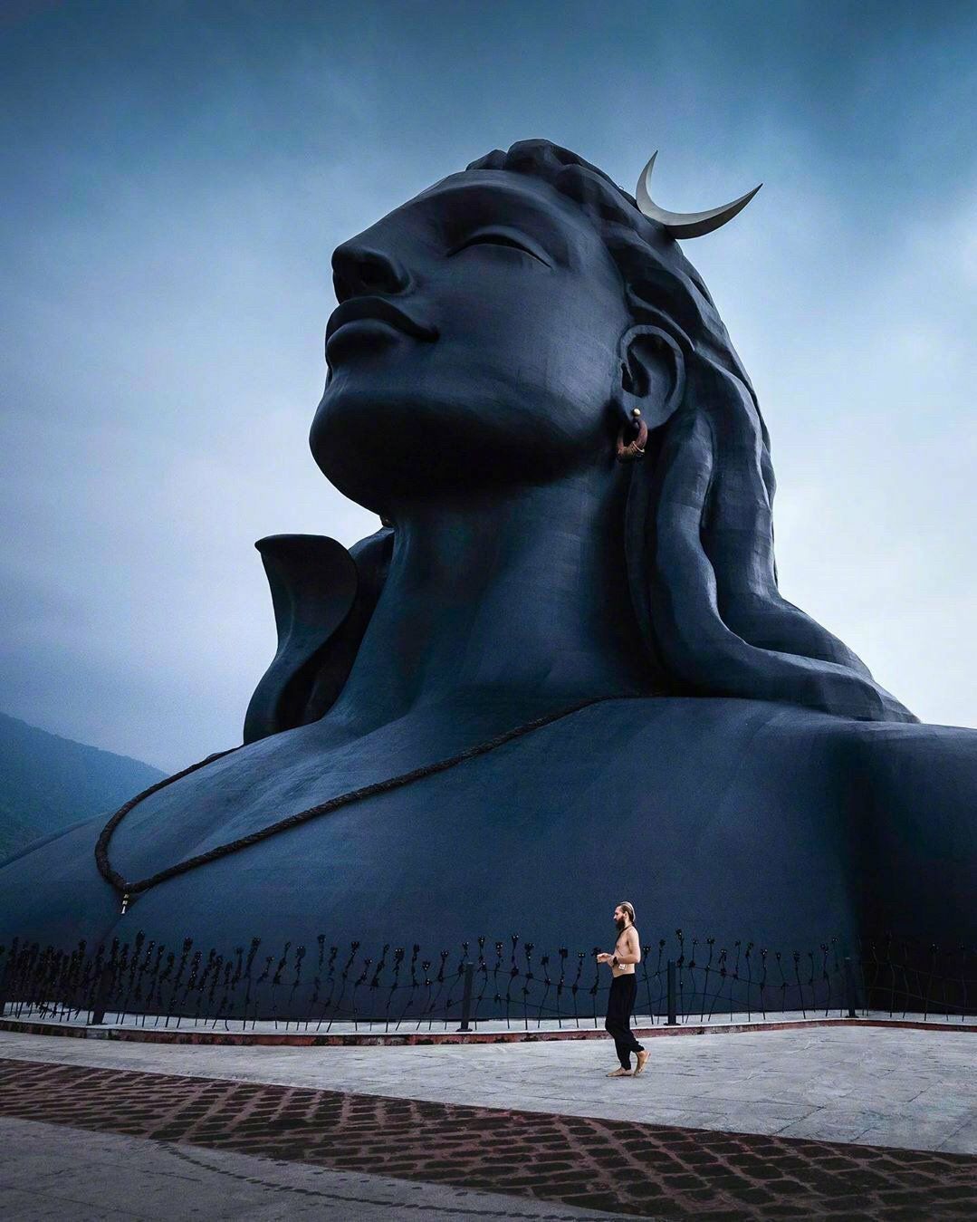 巨物恐惧症慎入⚠️印度湿婆神像Adiyogi🗿  说起来这两年印度的头号网红🔥，应该是哥印拜陀这尊巨