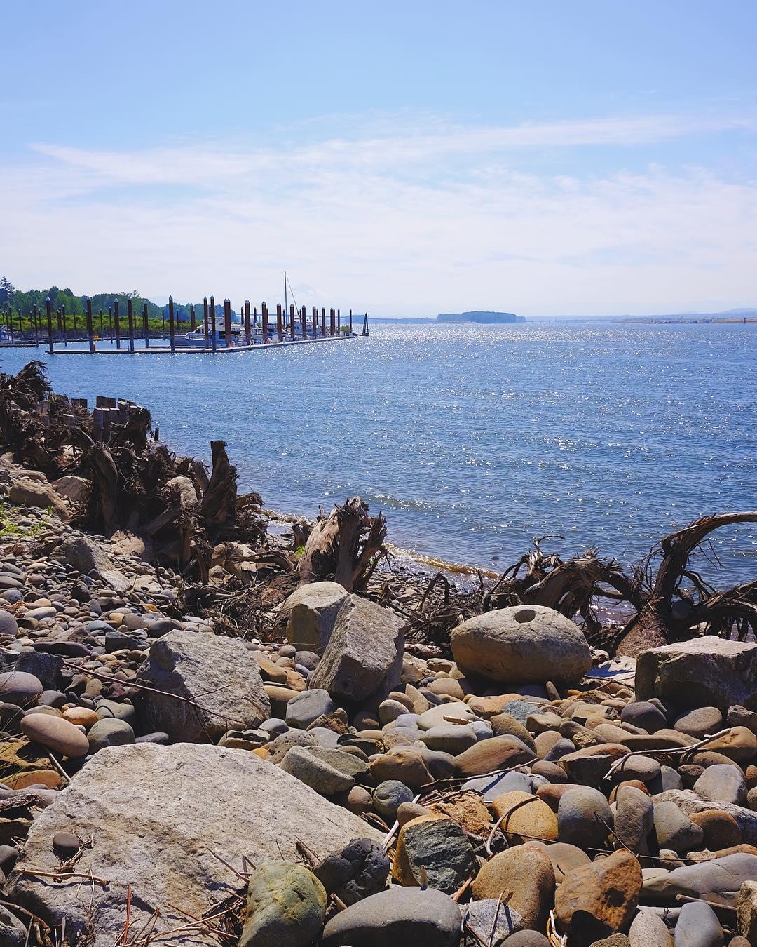 一个很少有外国游客的幽静公园——Marine  park    在加拿大的温哥华呆了两三天，已经去过