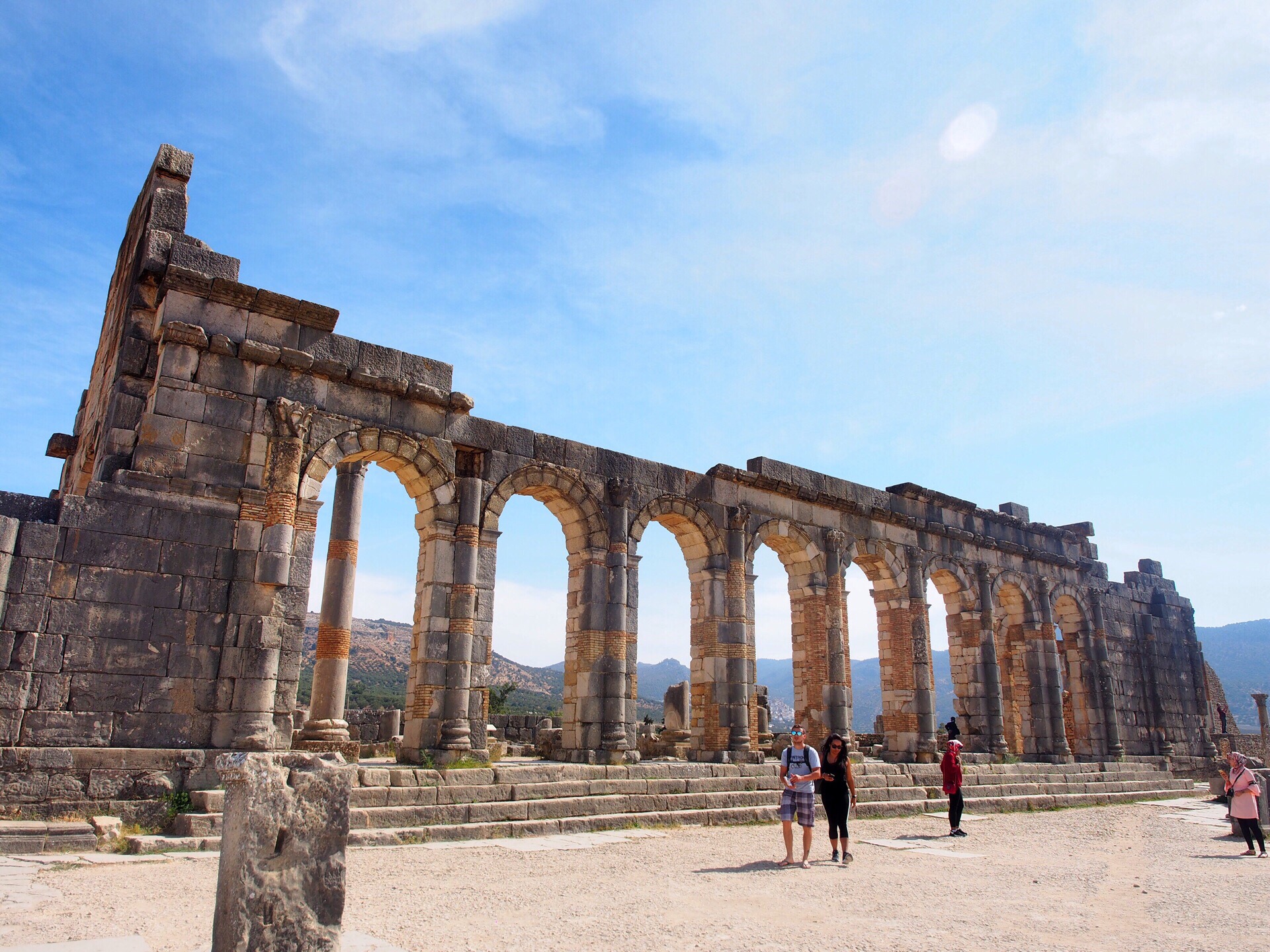 瓦鲁比利斯，非洲大地上残留的古罗马遗迹。 梅克内斯是摩洛哥四大皇城之一，然而，这里最不能错过的景点，