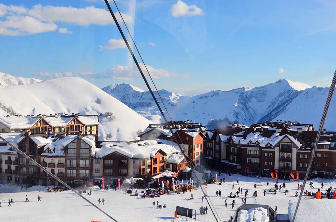 大高加索山滑雪圣地——Gudauri  ❄❄除了去欧洲冬季滑雪，其实格鲁吉亚也隐藏着这样一个滑雪圣地