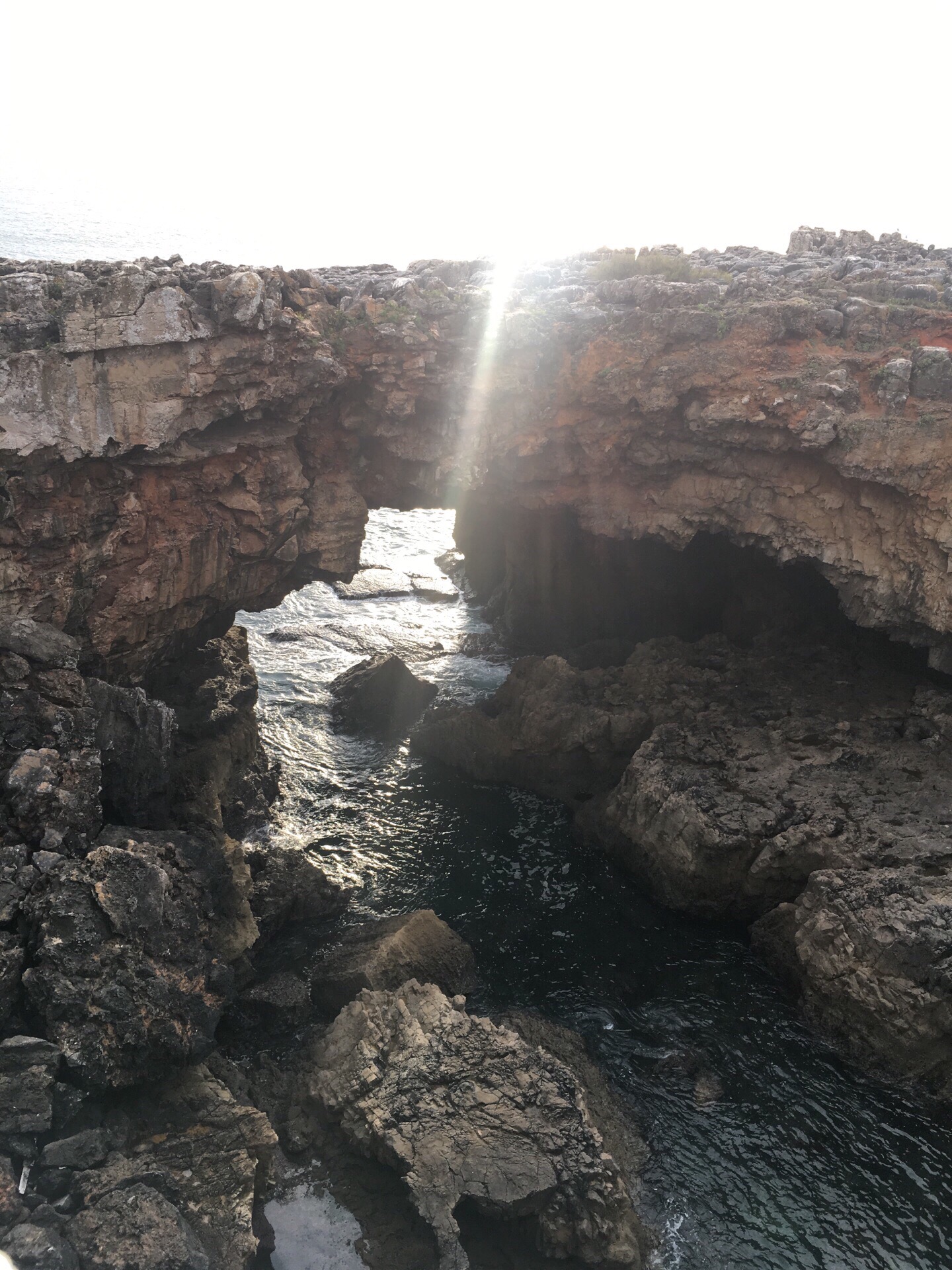 地狱之口，位于罗卡角十分钟车程之处，因海水的侵蚀形成个空洞，海水通过之处拍击岩石，发出巨大声响。 此