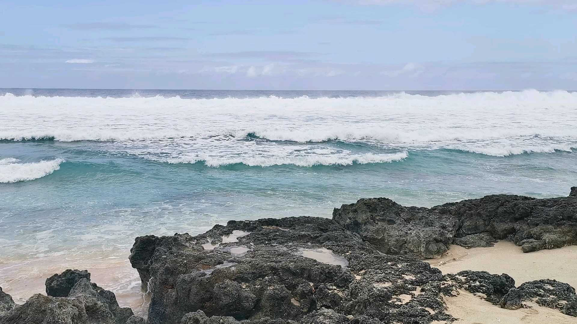 天宁岛的星沙海滩