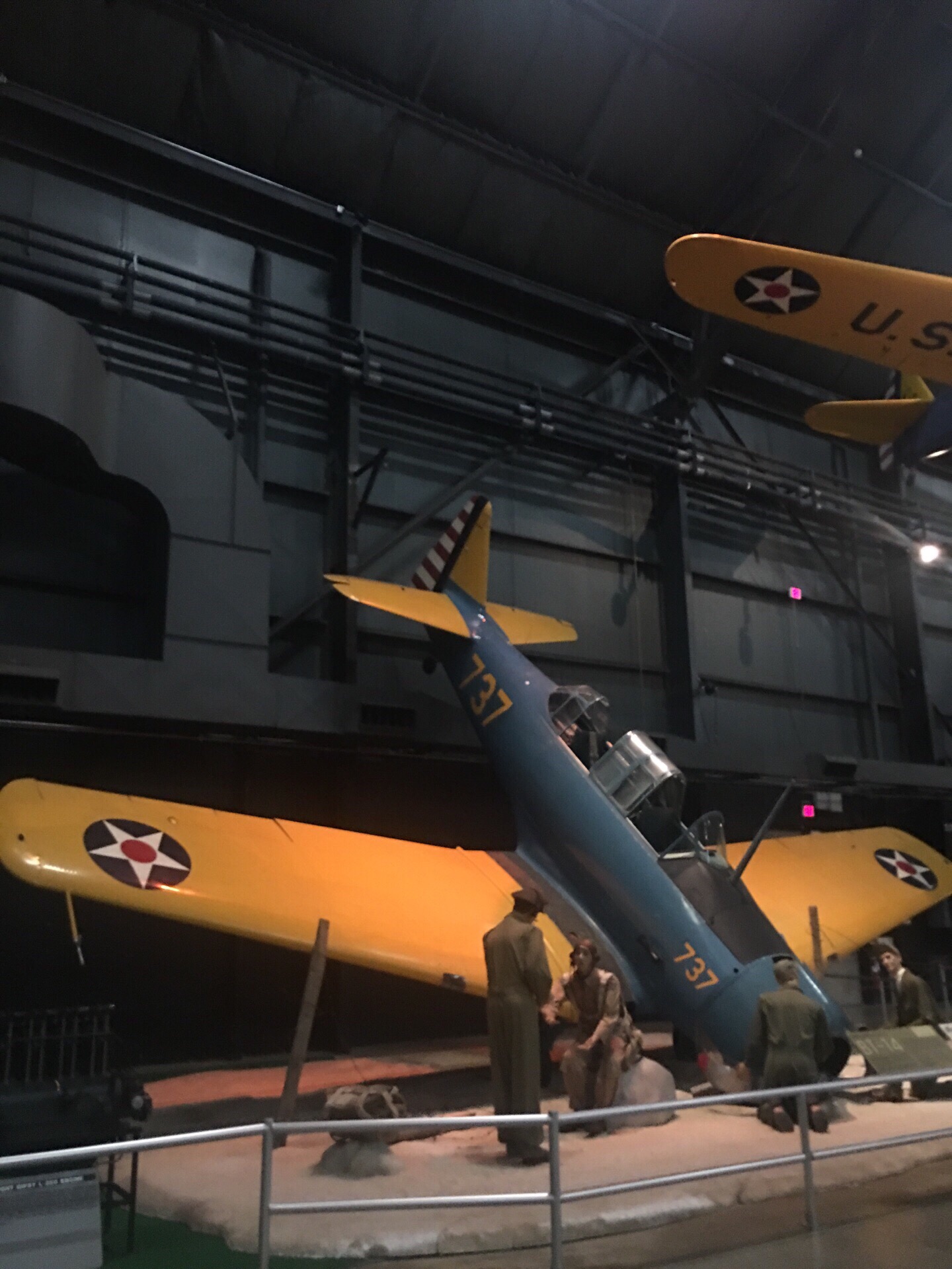 美国俄亥俄州的空军博物馆，二战时的飞机就很有攻击性了！