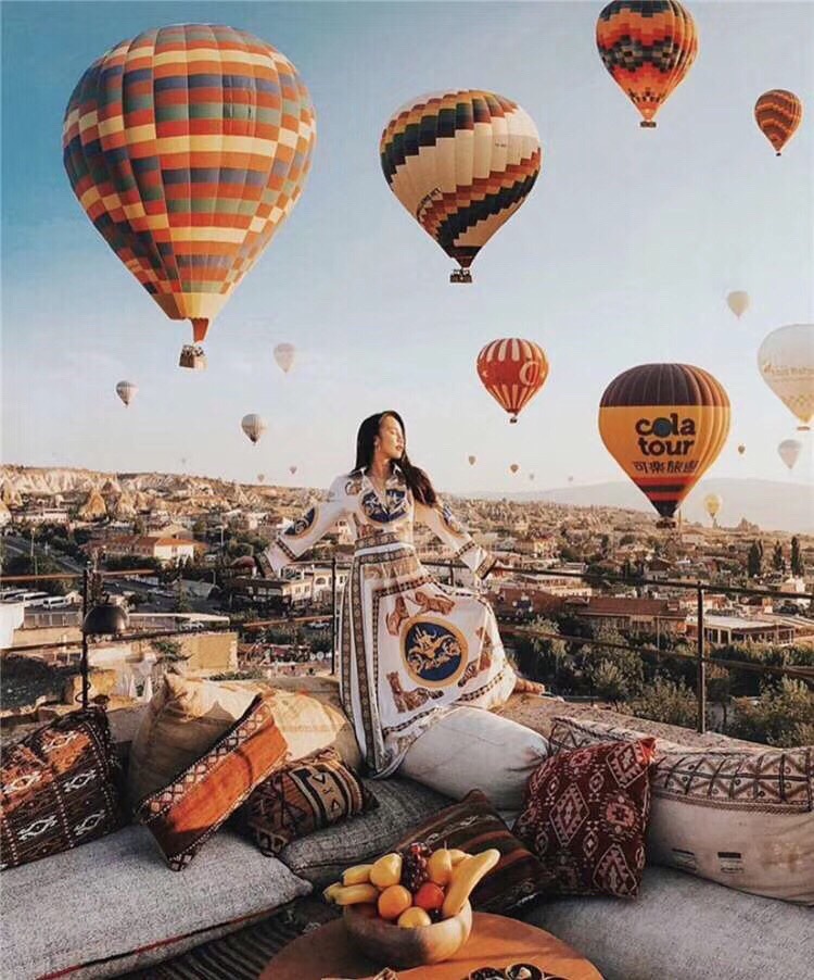 美美的土耳其，热气球很好玩！！