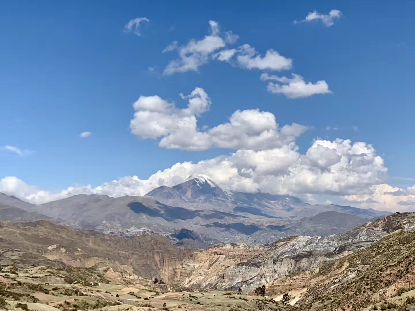 智利美景，对面有雪山。