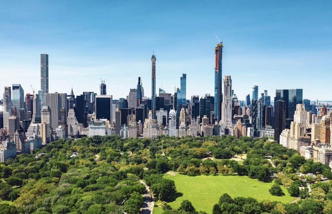 昨天用无人机把纽约曼哈顿的角度都拍了，