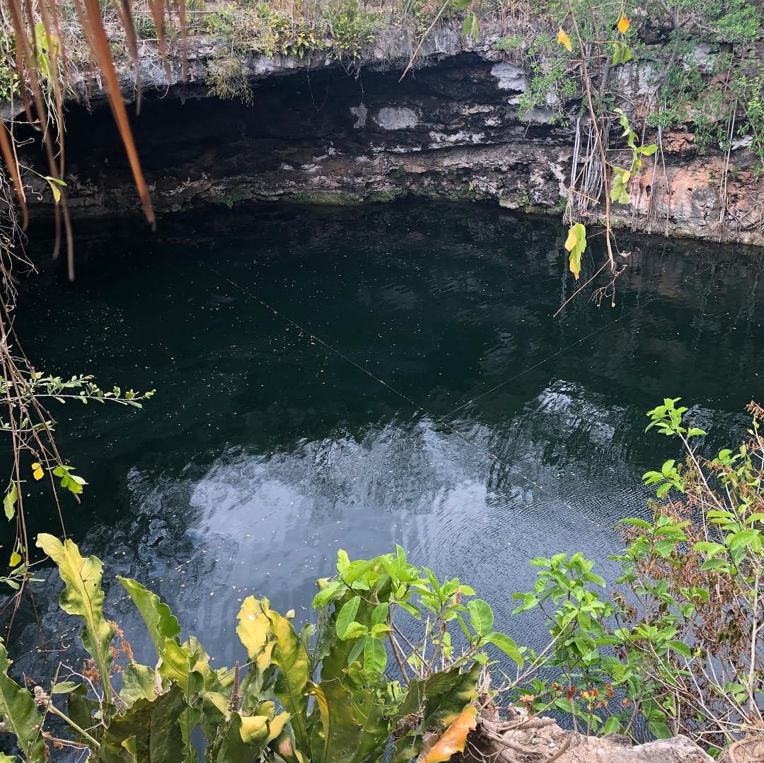 来尤卡坦半岛浮潜，感受自然风格  齐齐尔天然井是天然的深井，而且这里真的神秘的感觉，然后听说这都是天