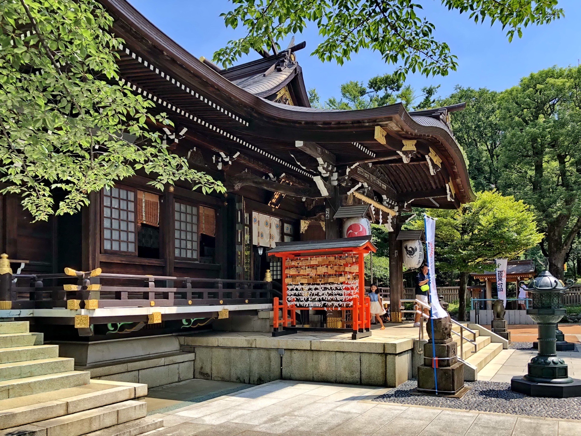 熊野三山“世界文化遗产朝圣之路二”之熊野神社在各地的3000分社之一，是当地的守护神。供奉櫛御気野大