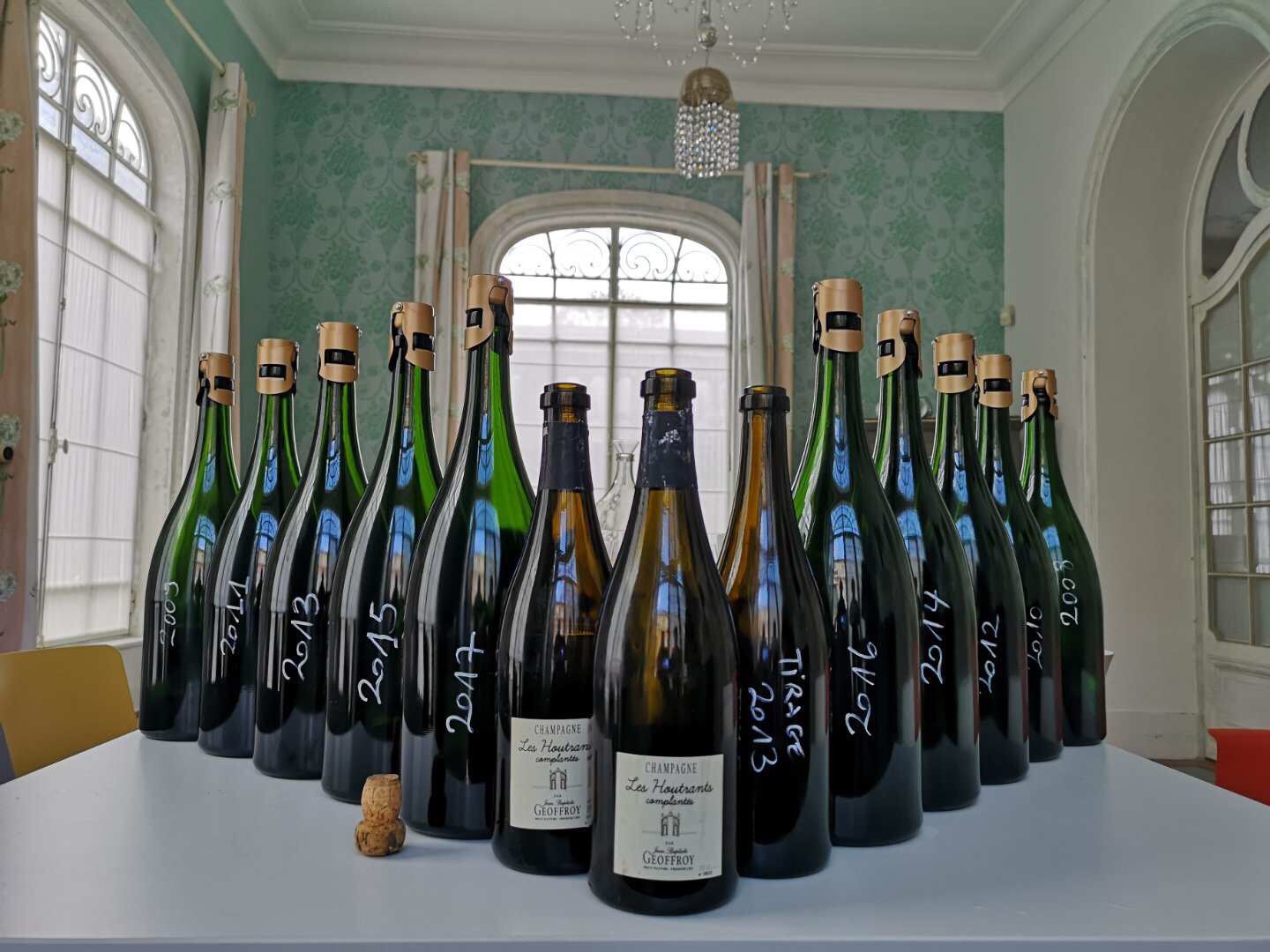 champagne geoffroy Les Houtrants 垂直品鉴，赞！！！