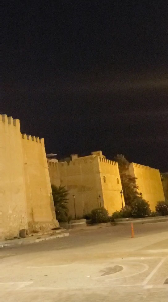 斯法克斯的古城墙，与西安的古城墙很相似，里面很大，至今里面仍然有人正常居住！这算是我们的北非之旅第一