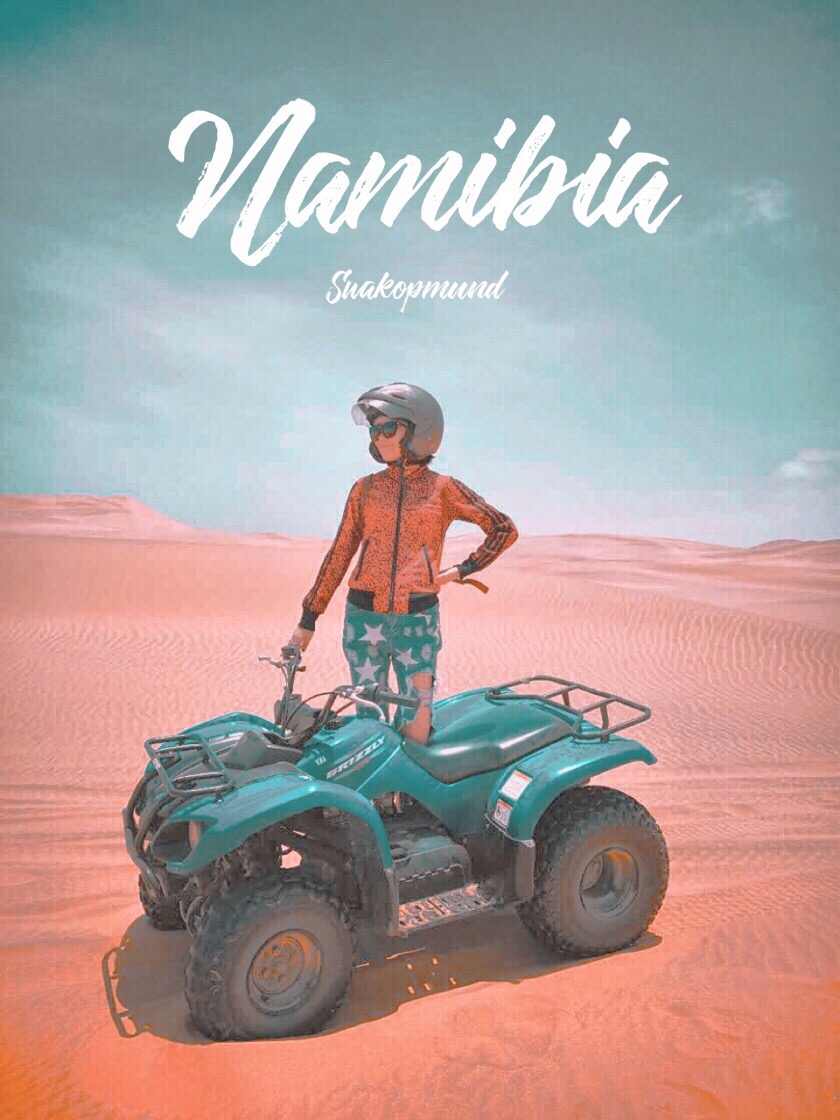 纳米比亚旅行 | 在沙漠里体验一场摩托车体验一场滑沙  🏜️纳米比亚旅行就像一场探索未知，挑战极限，