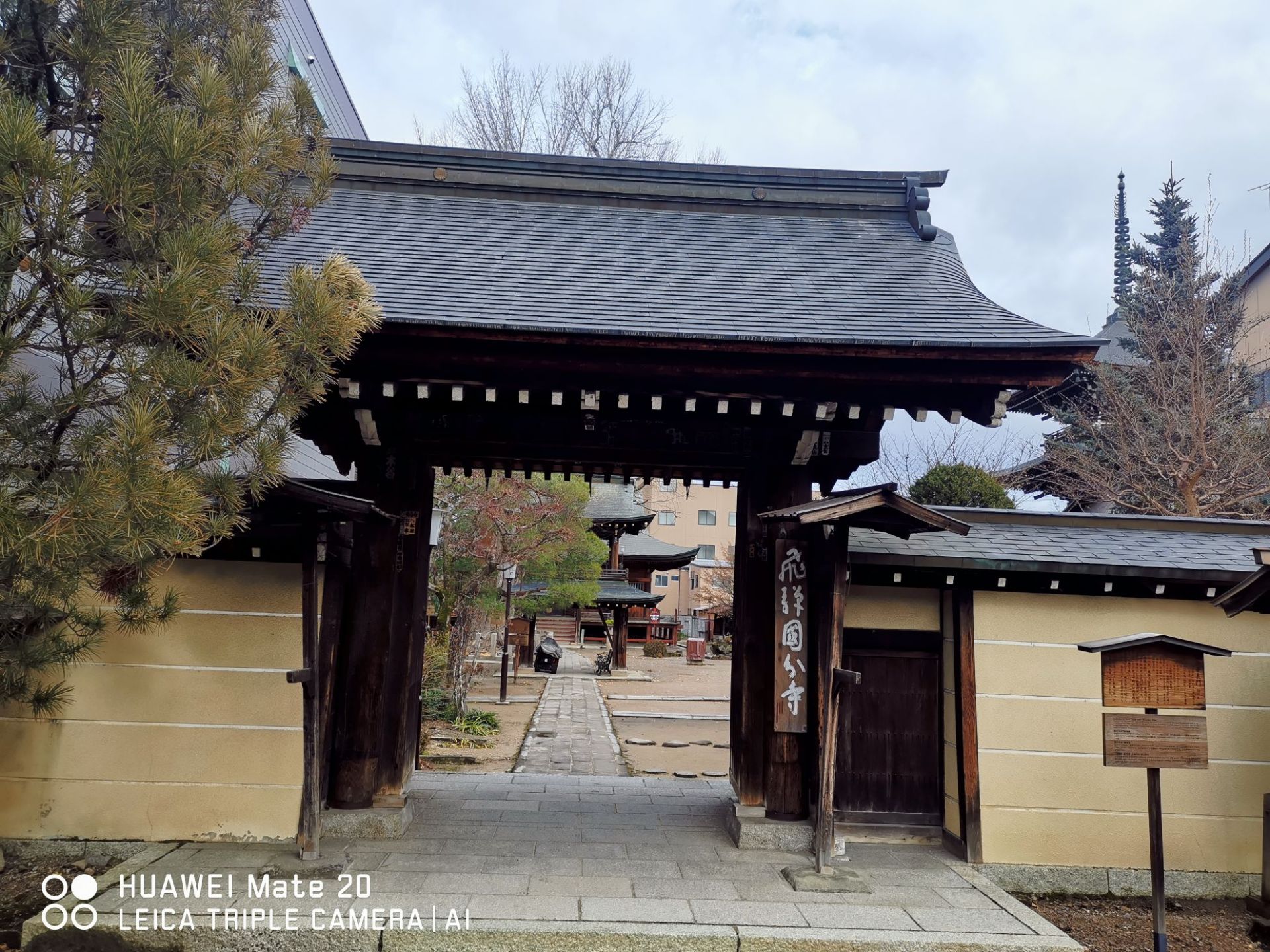 飞驒国分寺就在高山站不远处，走路可到。非常古老的木建筑寺庙。历史非常悠久，而且还有沧桑的背景。人不多