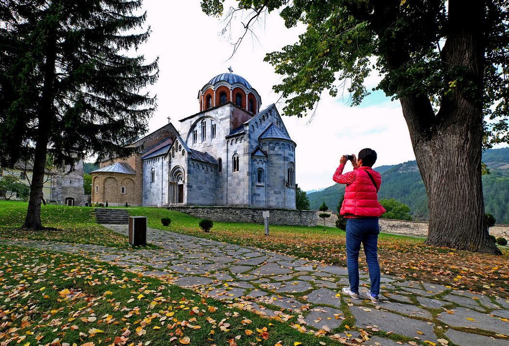 世界文化遗产，斯杜敦尼查修道院位于塞尔维亚中部的幽静山谷中，于中世纪1109年建立，以及十三世纪期间
