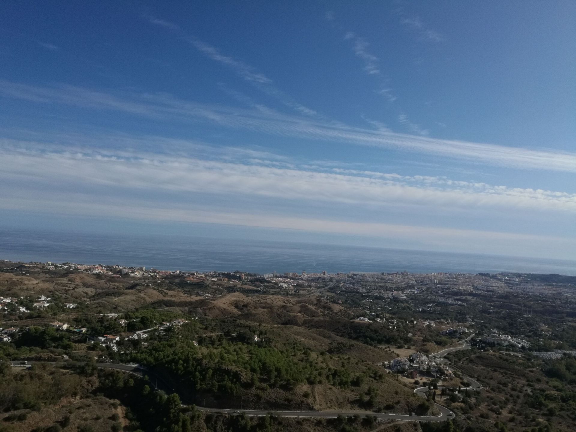 从米哈斯瞭望台远眺地中海，不一样的感觉