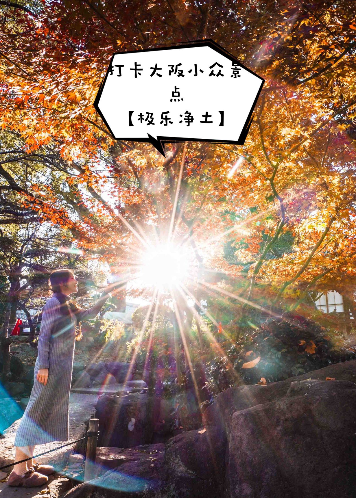 📍 【打卡极乐净土】          在 大阪  四天王寺 和一起同行的小伙伴随便逛了逛，逛着逛着