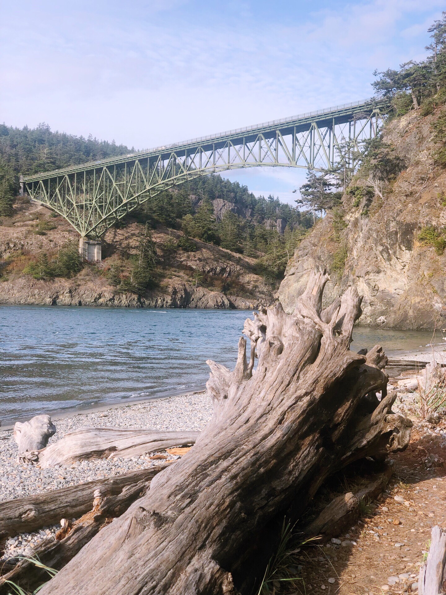 欺骗海峡大桥—美国太平洋西北地区最著名的景观之一 The Deception Pass Bridge