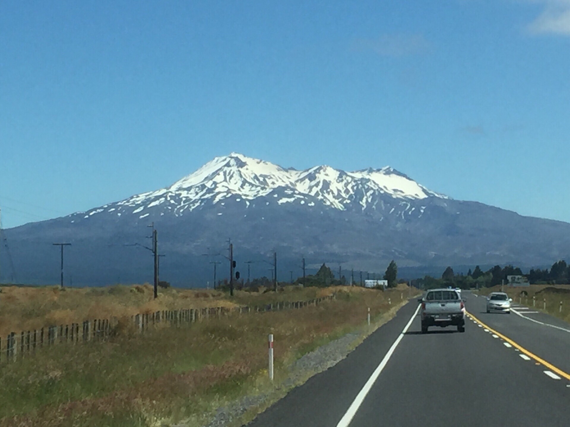 新西兰北島雪山与沙漠