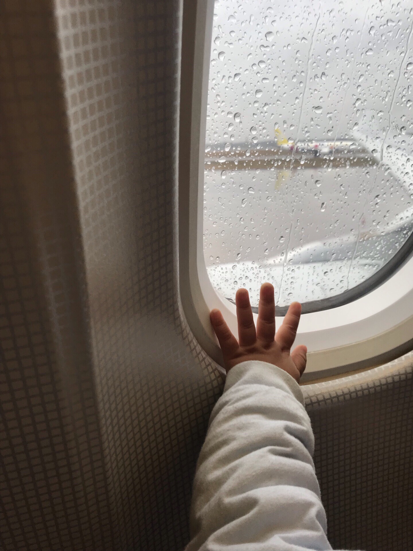 儿子第四次坐飞机，去韩国了！！！！