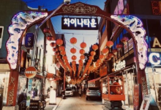 上海牌楼和上海街景点图片