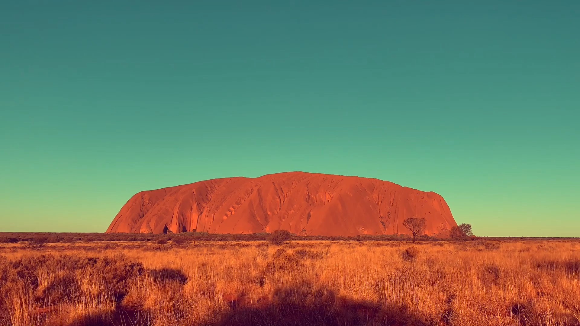 Uluru 日落