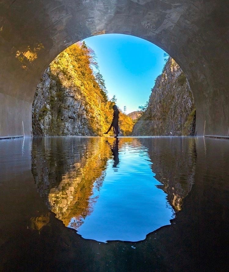 日本清津峡，“光之隧道”的穿越之旅 ​ ​​​ 清津峡
