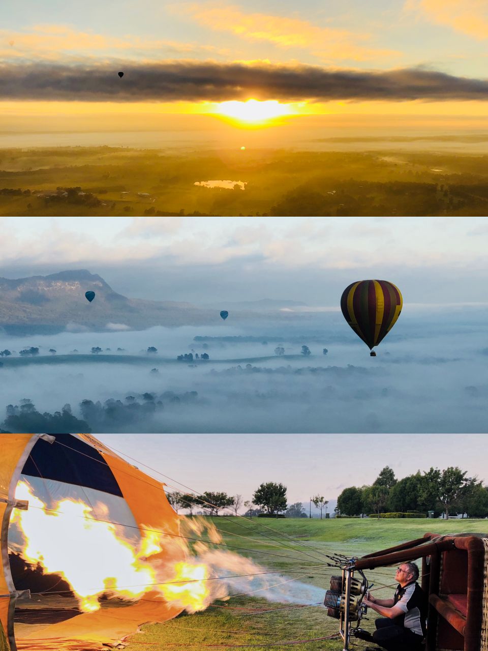 【 悉尼 旅游】 性价比极高的酒庄热气球  📍地点： 猎人谷 ，距离悉尼1小时车程。多家热气球可选，