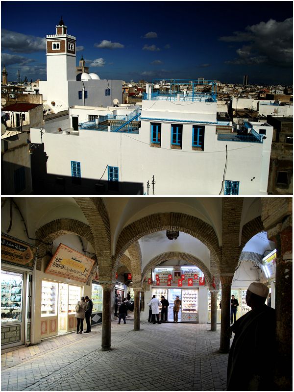 苏塞 麦迪娜老城，这里最能体现突尼斯的风土人情。麦迪娜，在阿拉伯语有老城的意思，专指阿拉伯人传统聚居