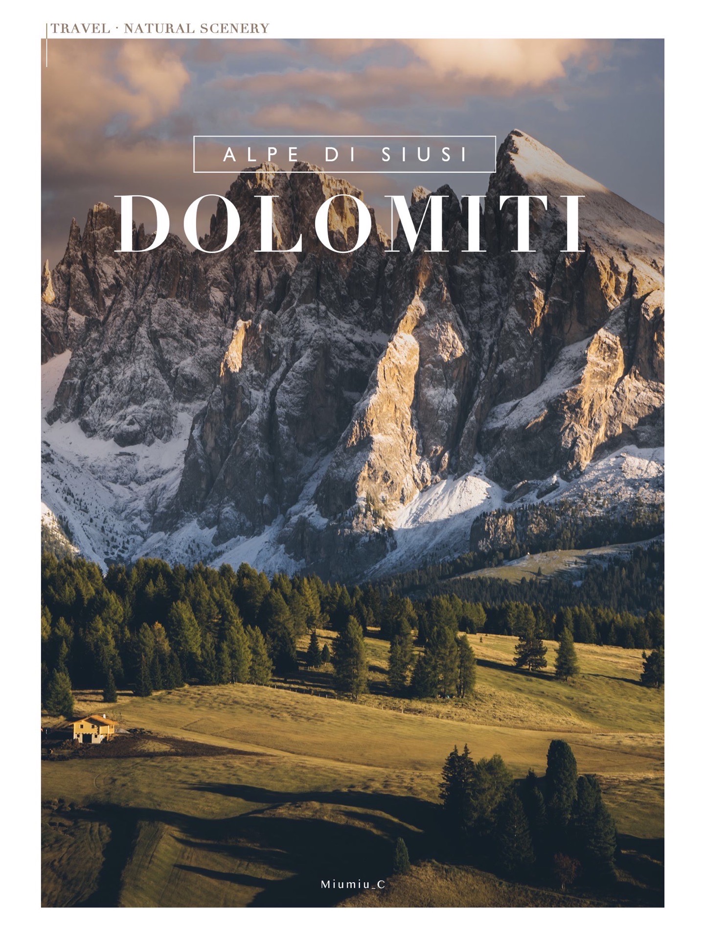 🇮🇹多洛米蒂山脉 |有着魔力的欧洲最大的高海拔高山草甸·  休斯山高原 . 🏔意大利北部宝藏·DOL