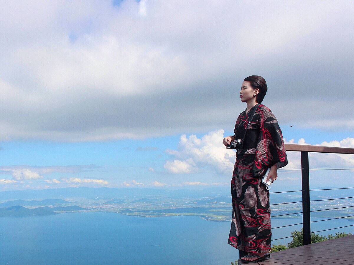 琵琶湖—世界三大古老湖泊之一。 难得直男给我一次惊喜