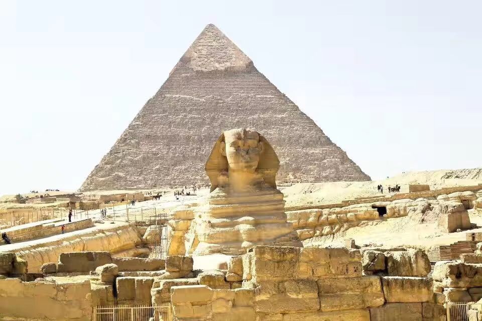 狮身人面像与金字塔 满足了我打卡意向