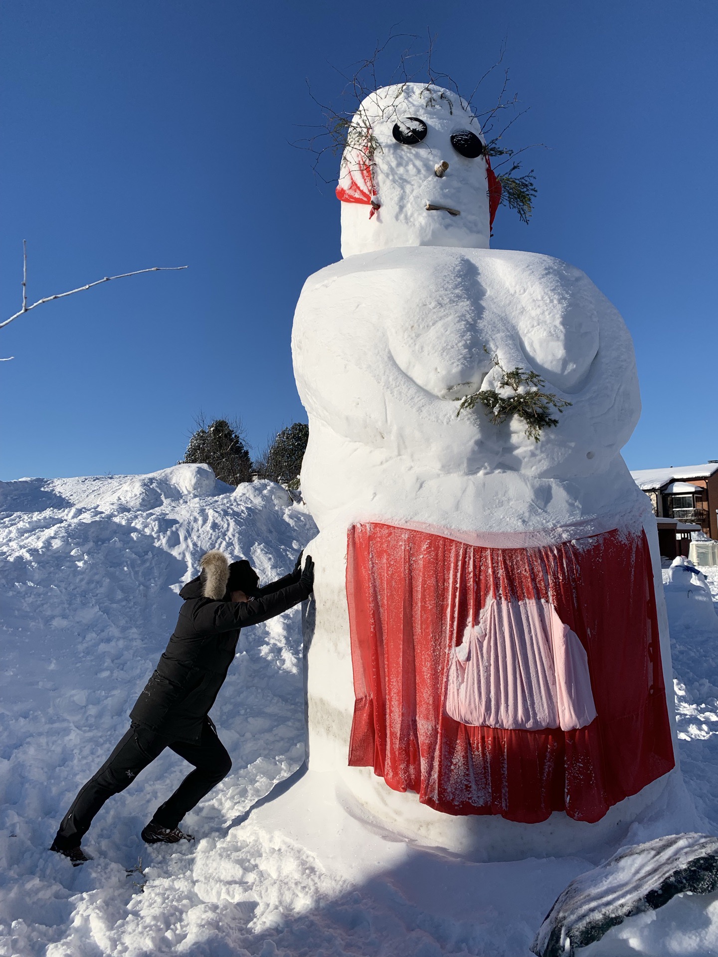 芬兰🇫🇮库萨莫的雪人⛄️广场