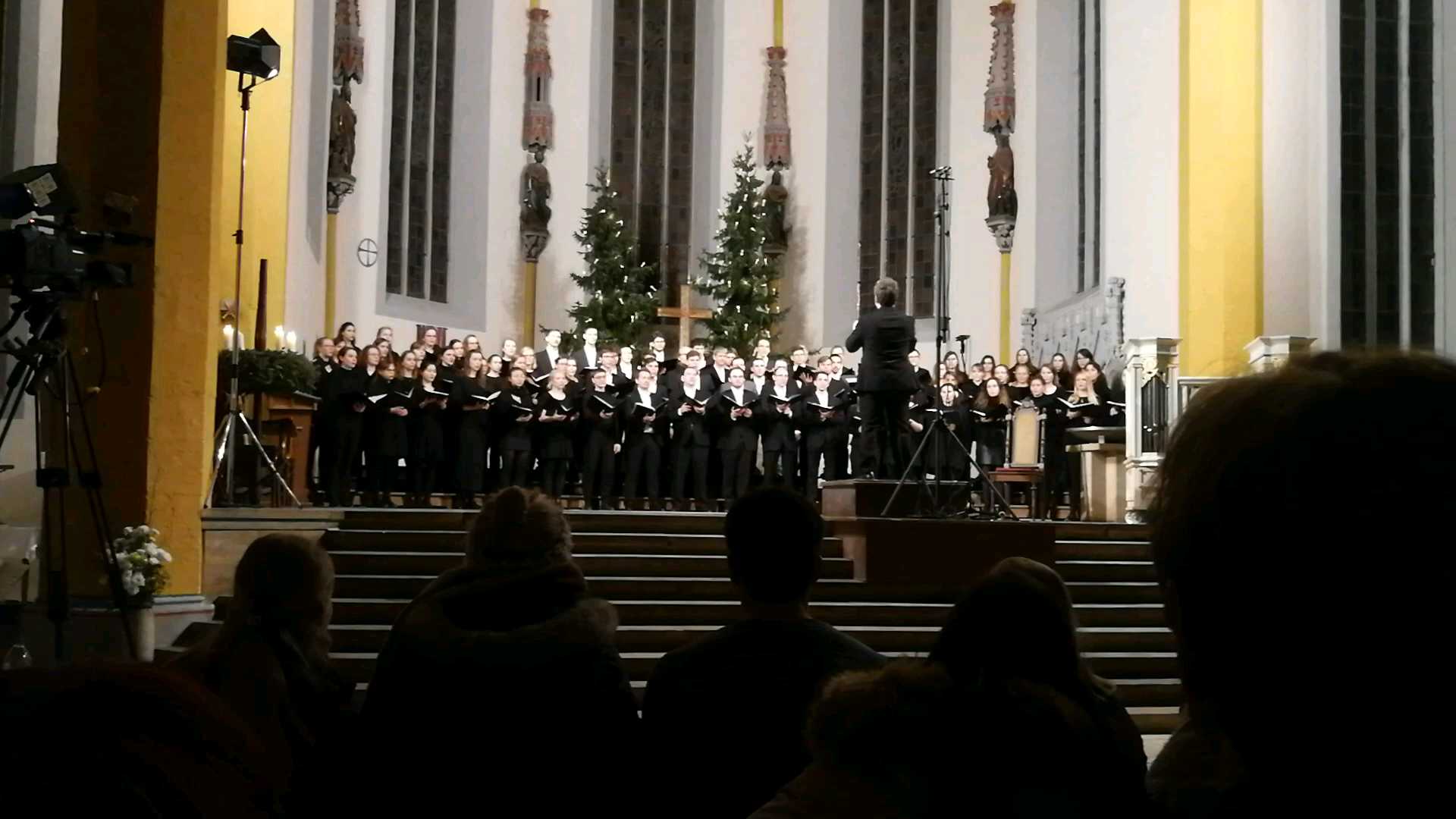 耶拿·图林根州    教堂里的圣诞音乐会，无伴奏合唱，水平相当高，太好听了！