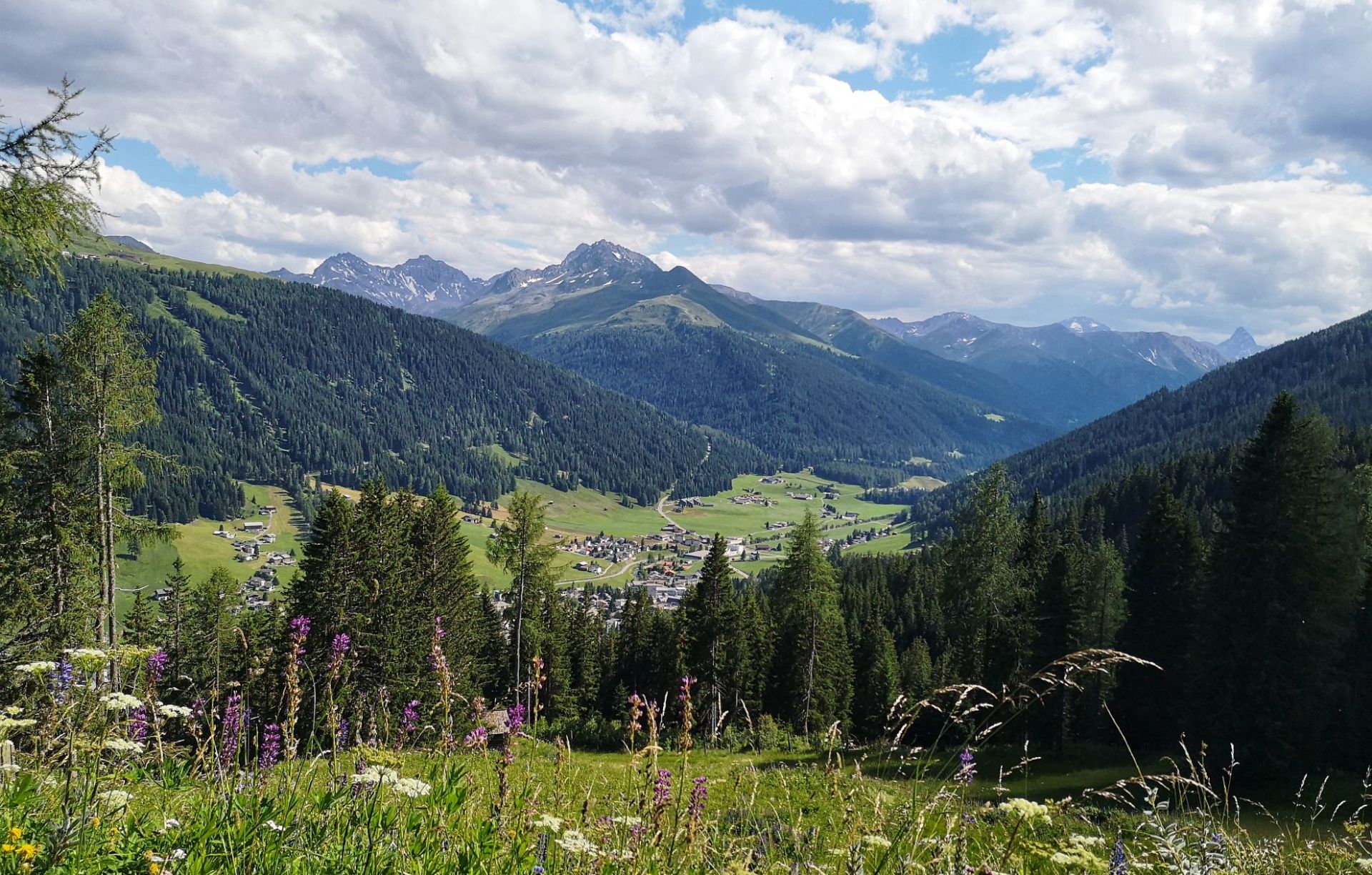 小镇达沃斯  达沃斯（Davos）位于瑞士东南部格里松斯德语地区，靠近奥地利边境，是阿尔卑斯山系海拔
