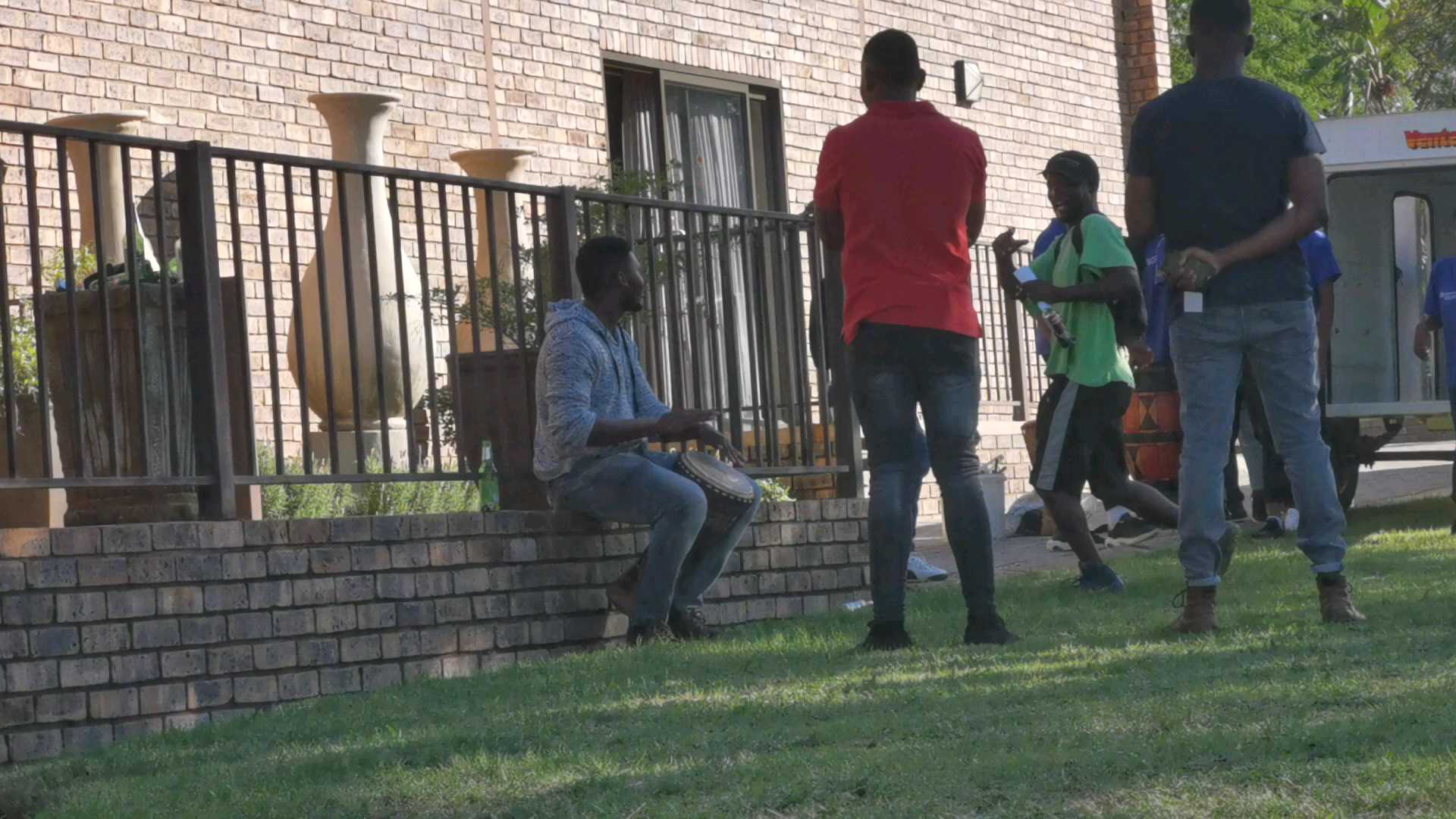 African drumming,  the sound of nature