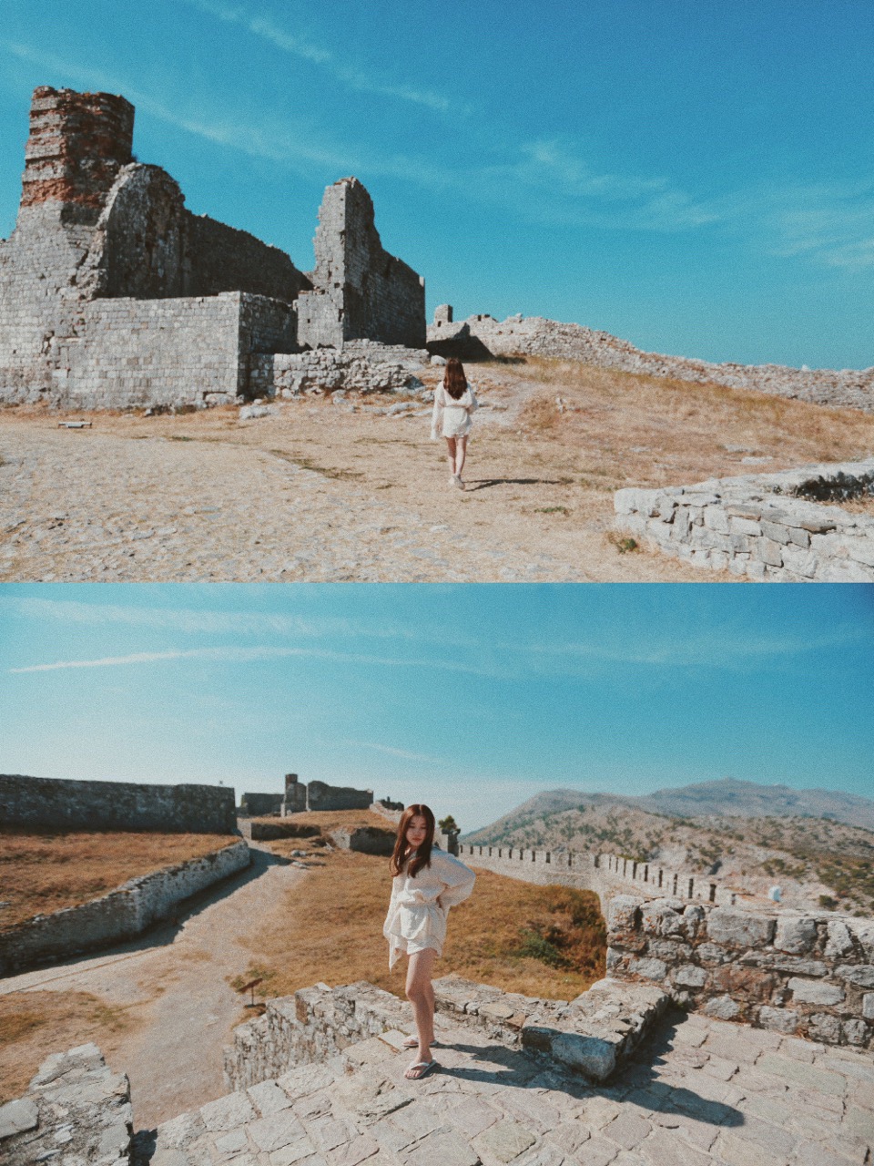 在阿尔巴尼亚荒无人烟的城堡废墟，随手按下快门都是苍凉的末日感。 这大概是个被人遗忘的国度——阿尔巴尼