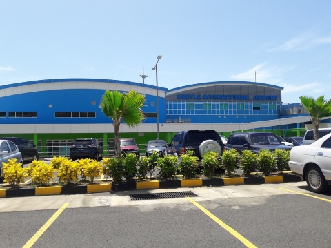 Argyle Airport parking lot, Saint Vincent